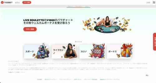 テッドベットの登録とログインガイド